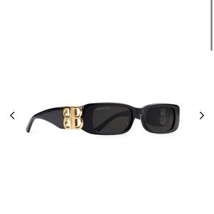 Balenciaga Dynasty Rectangle Sunglasses
